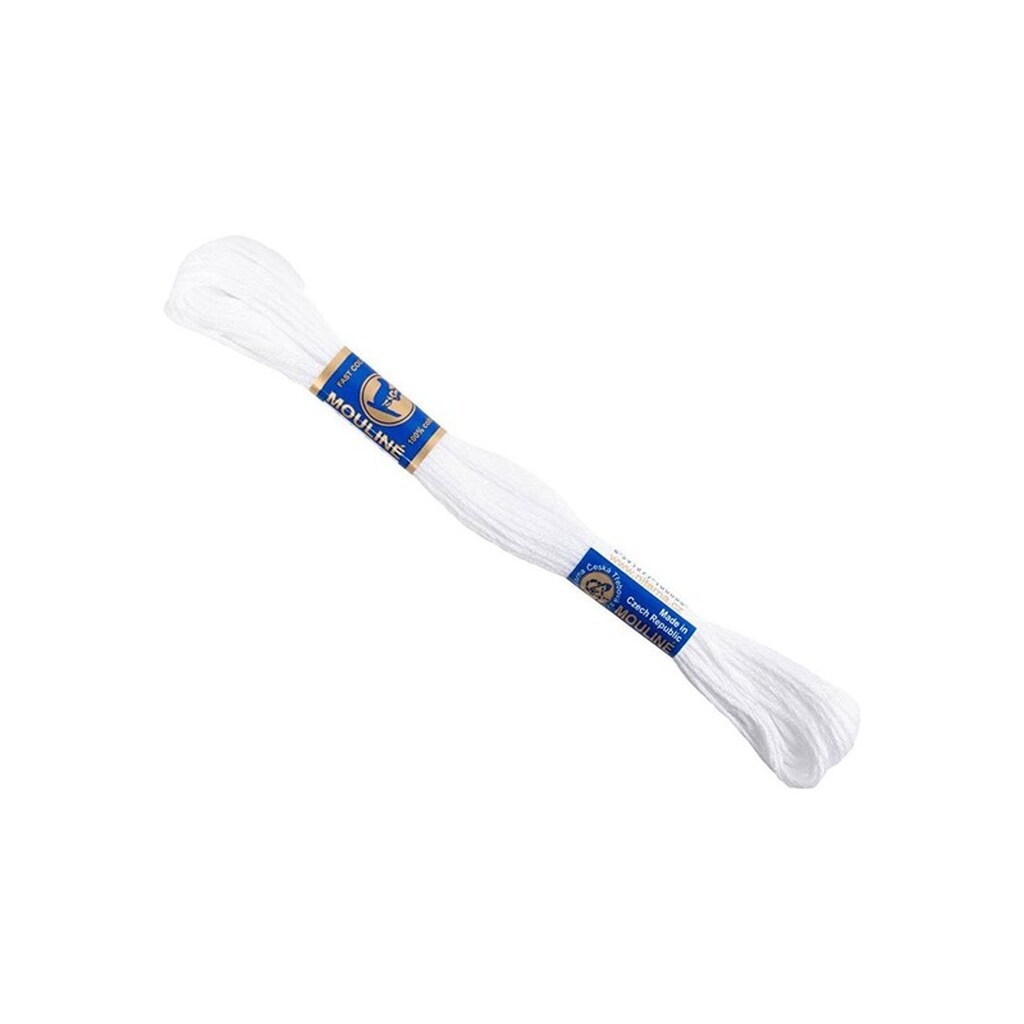 Creativ Company Embroidery thread White 12x8m