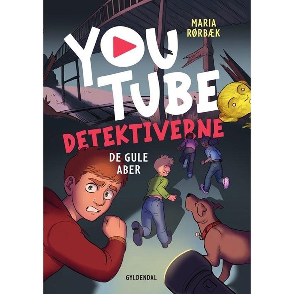 YouTube-detektiverne - De gule aber - Børnebog - Hardcover