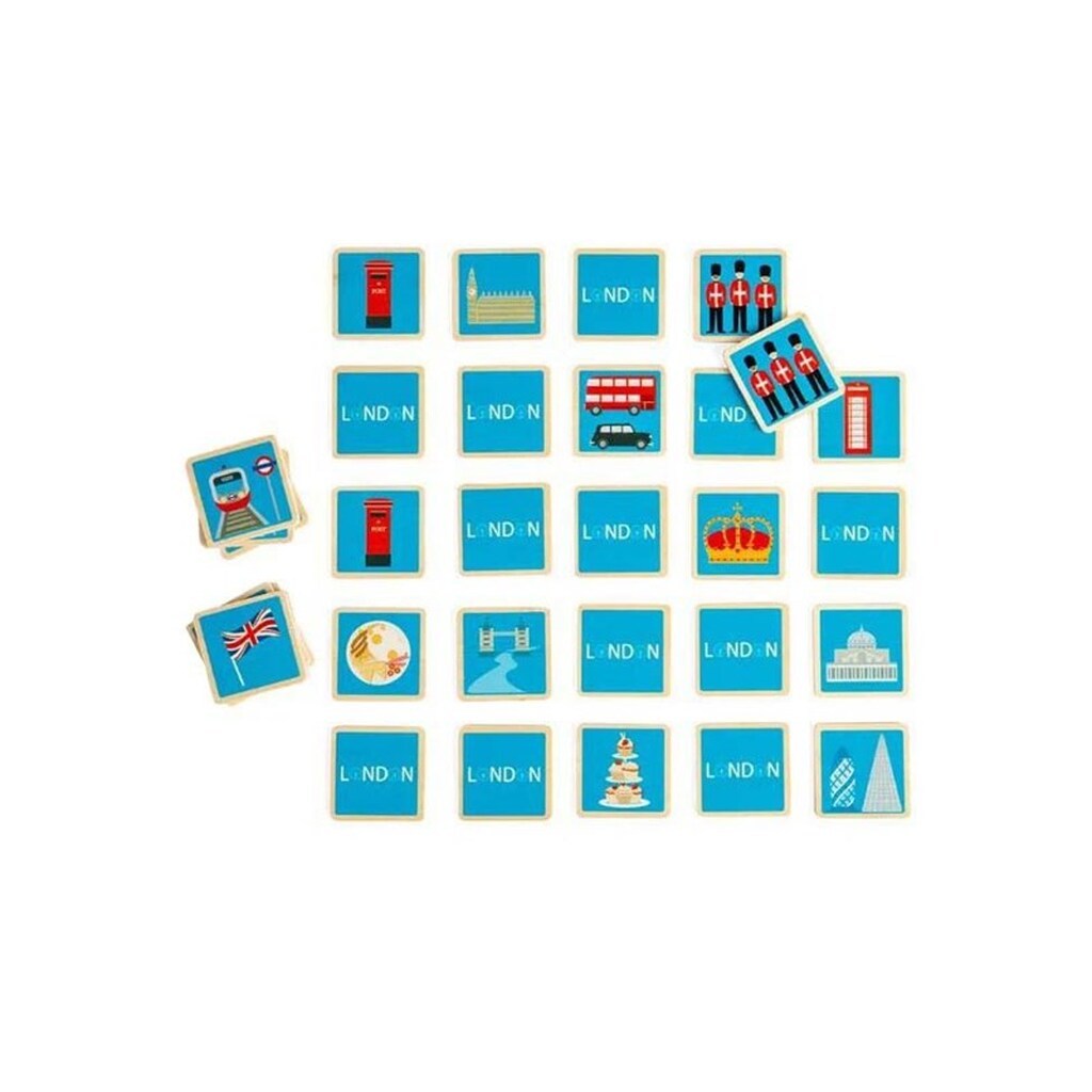 Bigjigs Wooden London Memo Game