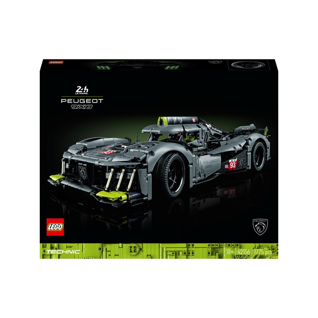 LEGO Technic 42156 PEUGEOT 9X8 24H Le Mans Hybrid Hypercar