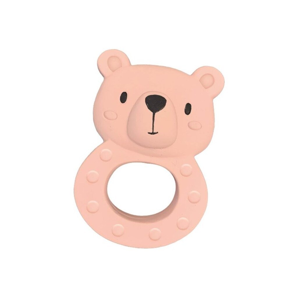 Tiny Talents Teething Toy Bo Bear - 100% Rubber