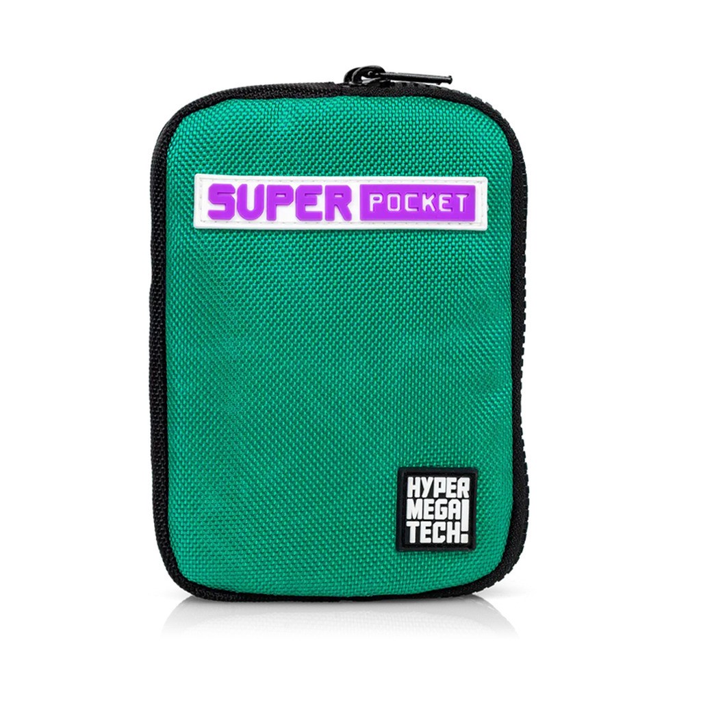 Hyper Mega Tech! Super Pocket Fabric Case - Green - Miscellaneous Taske