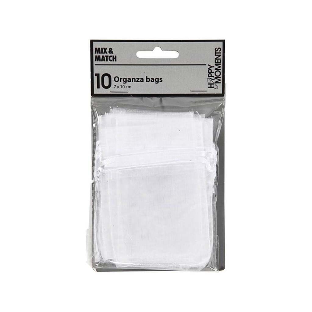 Creativ Company - Organza Bags with Ribbon Closure