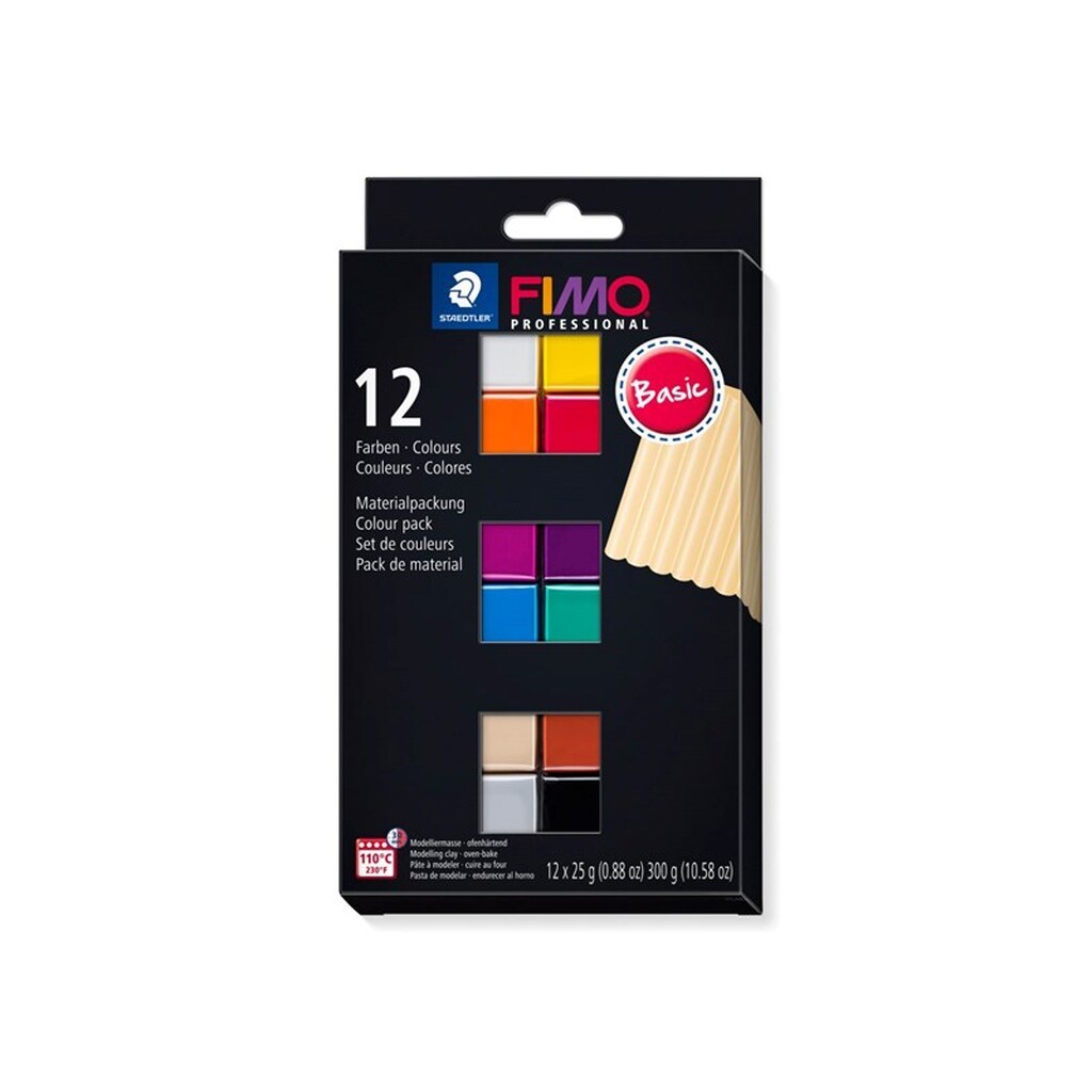Staedtler FIMO Professionel modeller 12 X ½ Blok