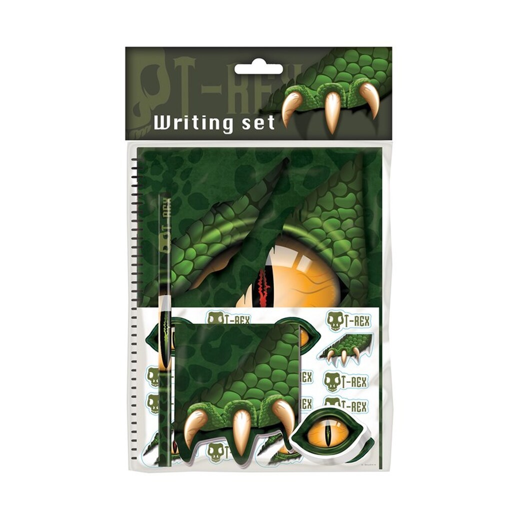 Euromic DINO T-REX writing set w/A5 spiral book