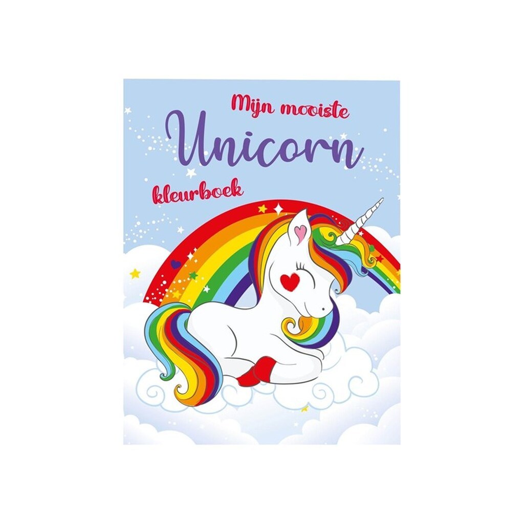 Mondikaarten My Most Beautiful Unicorn Coloring Book 48 pages.