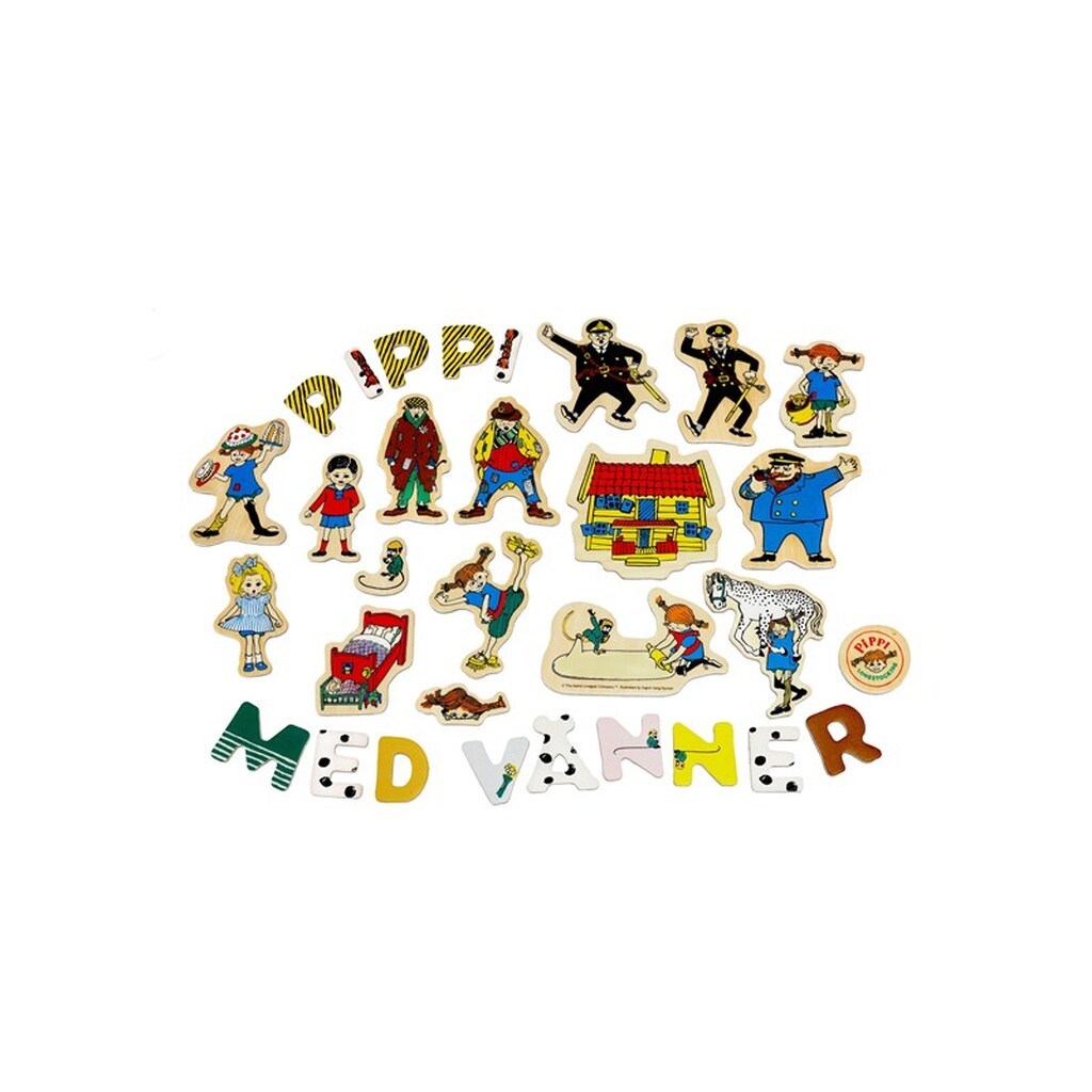 Pippi magnetbogstaver