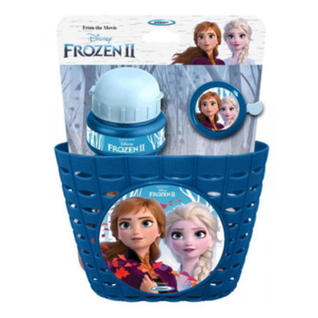 Frozen Bikeset with Bell Basket and Drinking bottle