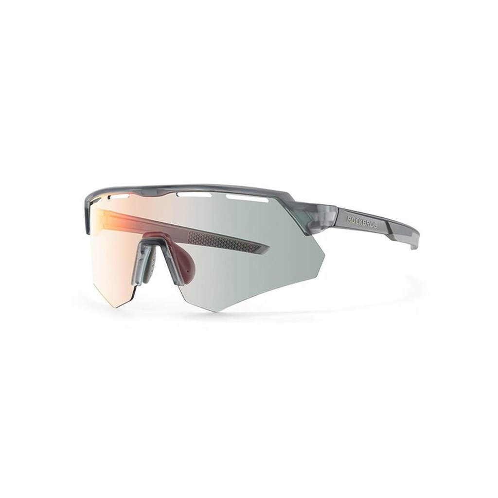 Rockbros Polarized Cycling Glasses with UV Protection and Corrective Insert - Gray