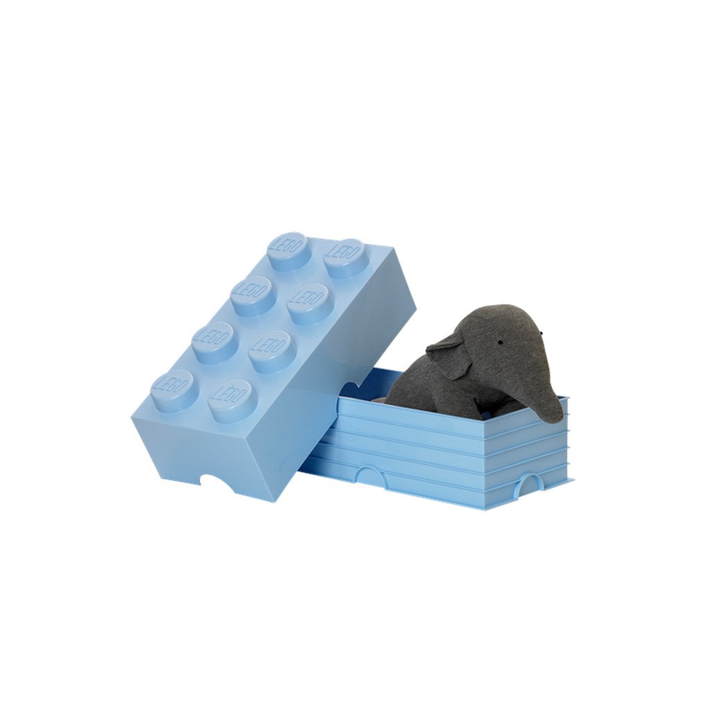 LEGO opbevaringskasse 8, lyseblå