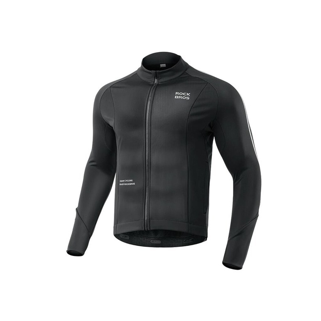 Rockbros Fall/Winter Long Sleeve Cycling Jacket M - Black