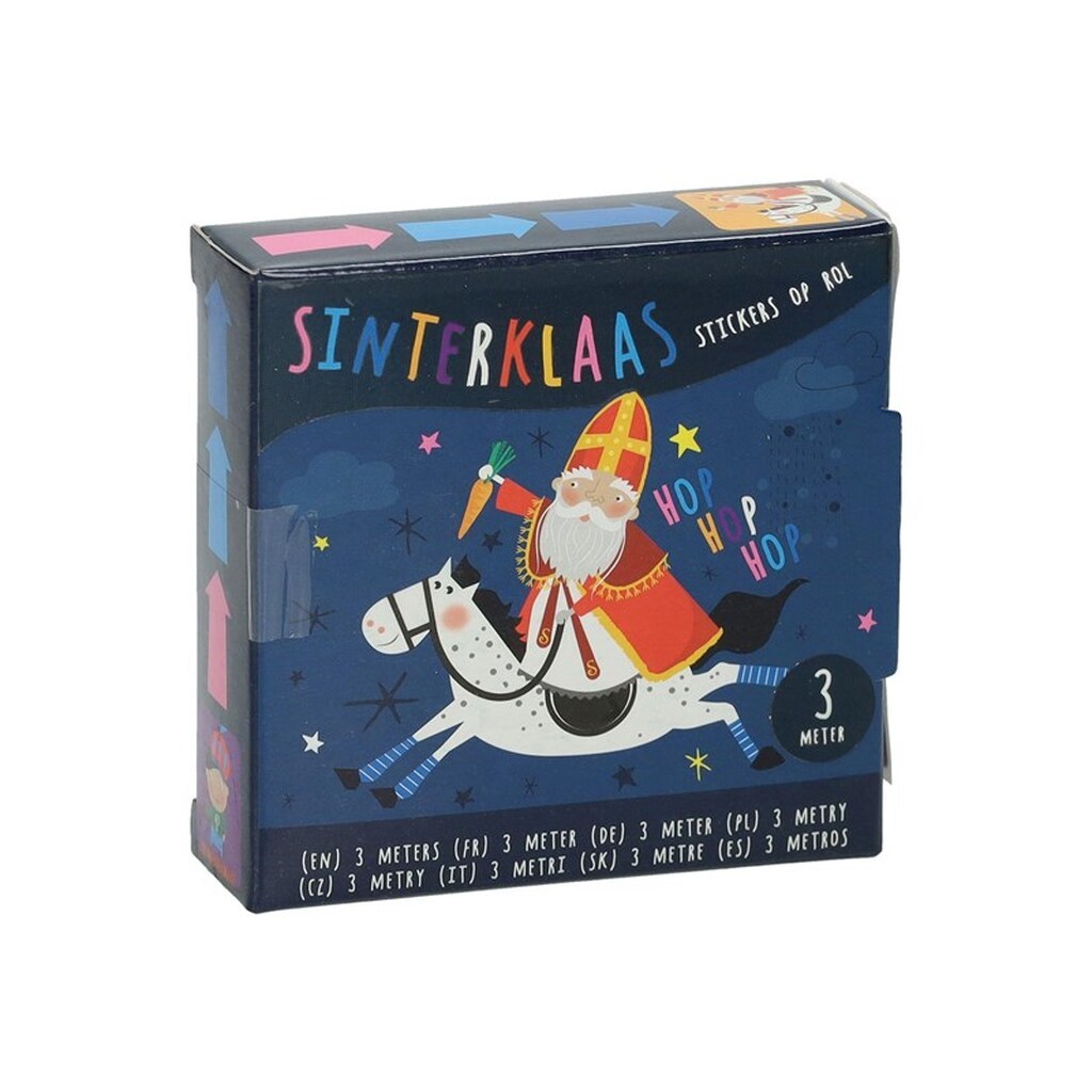 Wins Holland - Sinterklaas stickers on a roll 3 meters