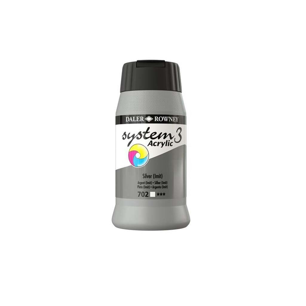 Daler-Rowney System3 500 ml Silver Hue