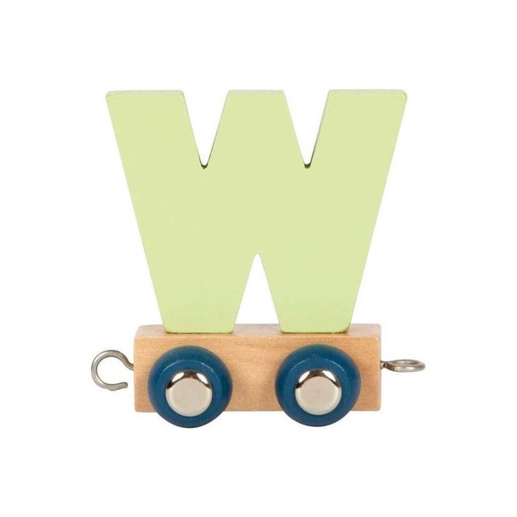 Small Foot - Wooden Letter Train Polar - W