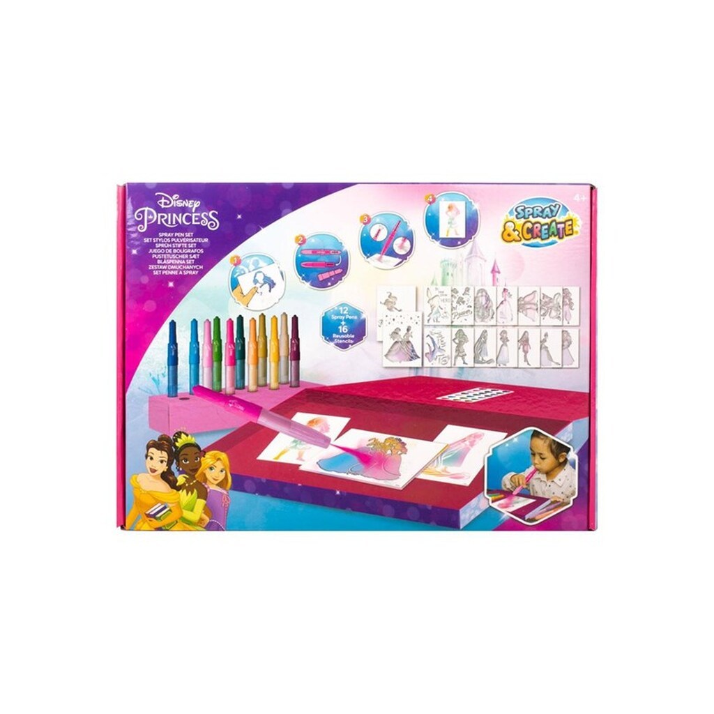 Canenco Disney Princess Blow Pens Set Deluxe