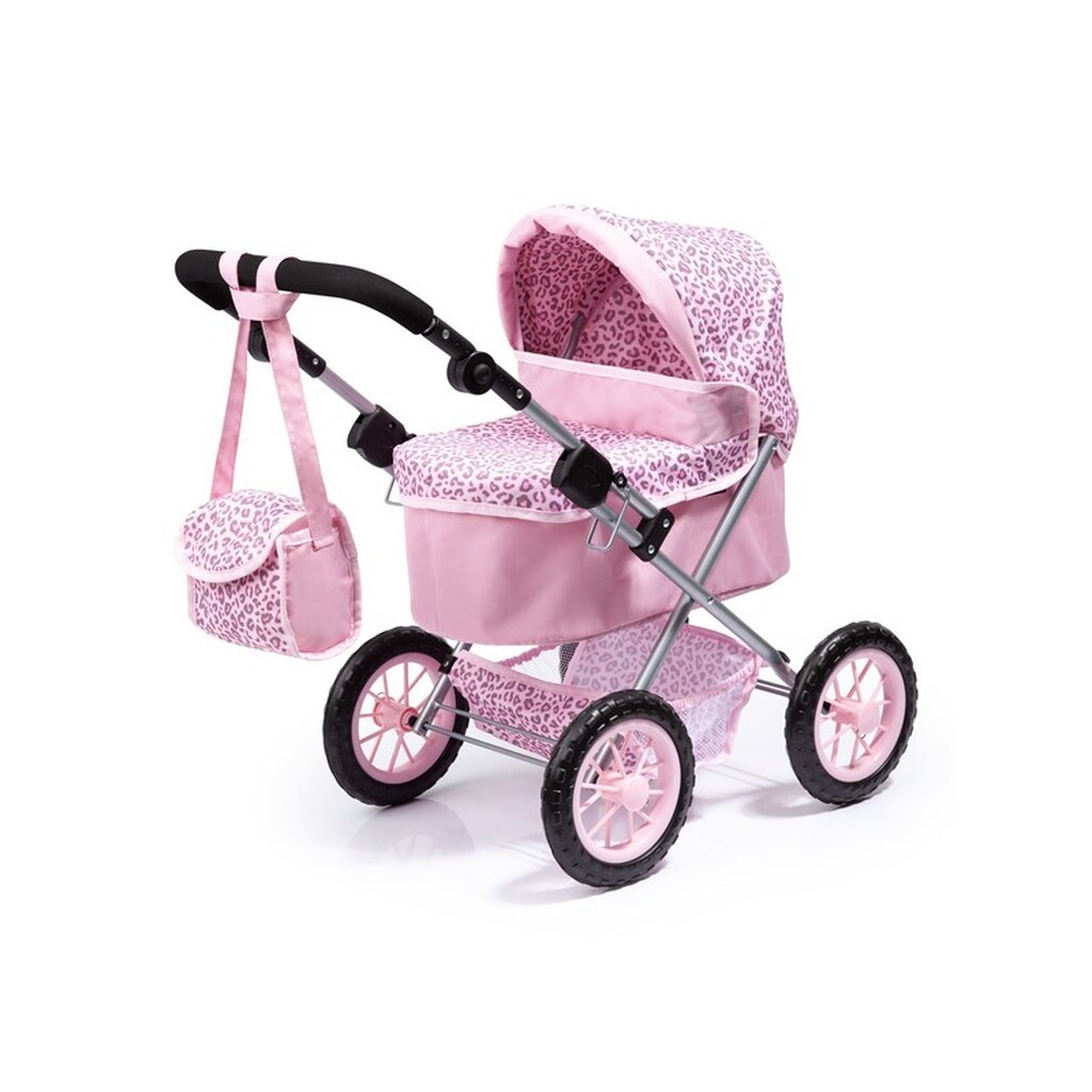 Bayer Design Trendy Doll&apos;s Pram - Leopard Pink