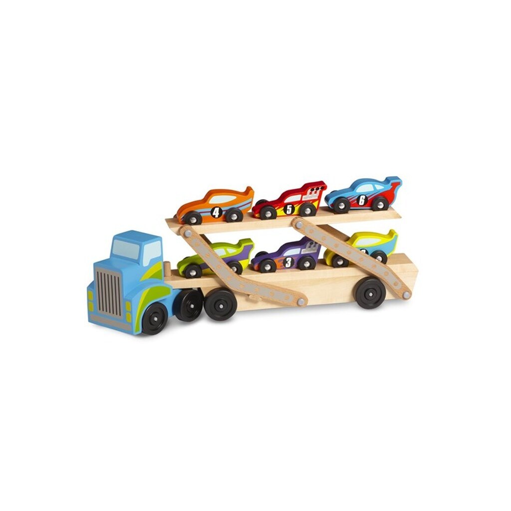 Melissa &amp; Doug Mega Race-Car Carrier