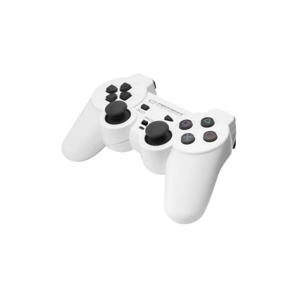 Esperanza GamePad PS3/PC USB Trooper White - Wired Controller - PC