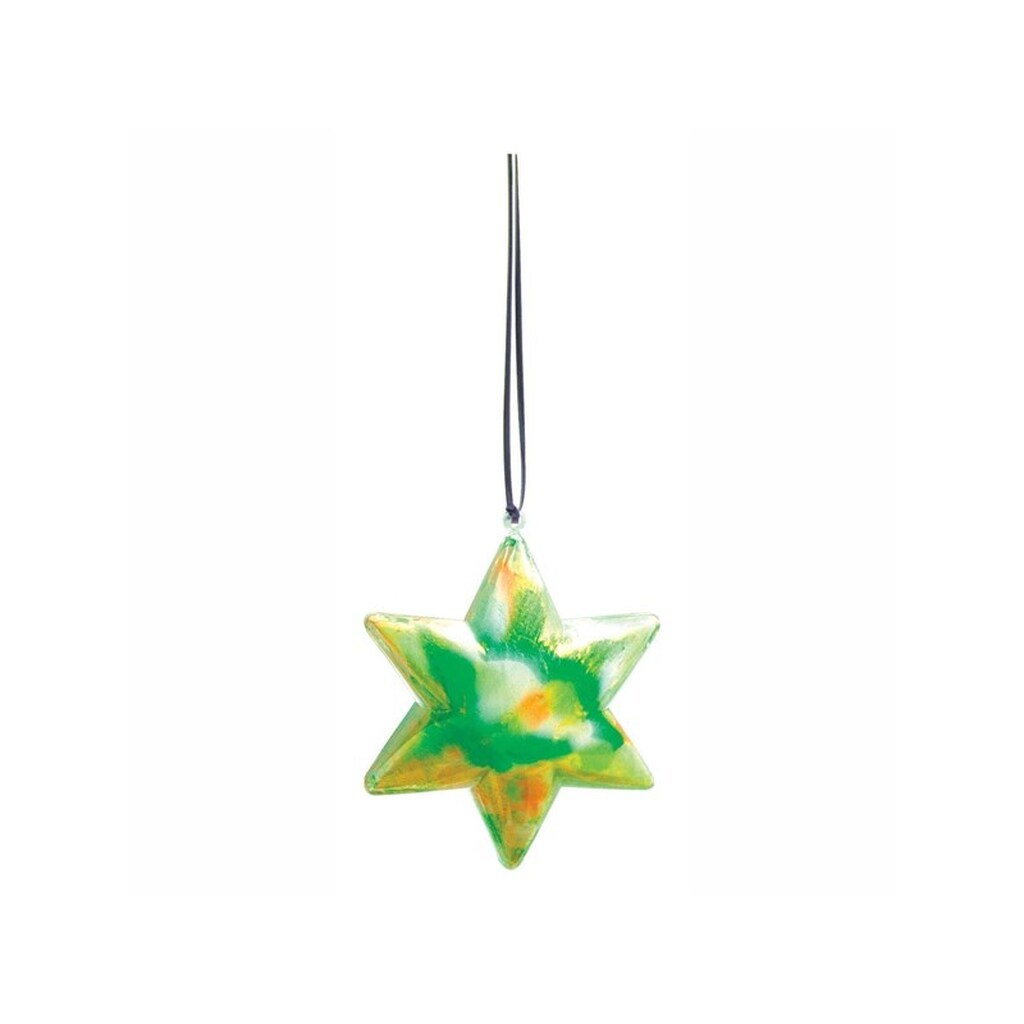 Colorations Decorate your own Christmas Star Pendant Set of 12 pieces