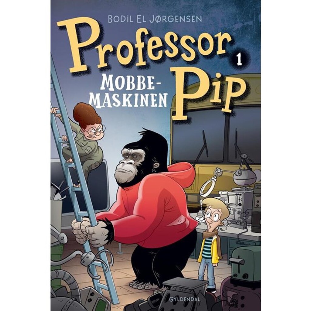 Professor Pip 1 - Mobbemaskinen - Børnebog - Hardcover