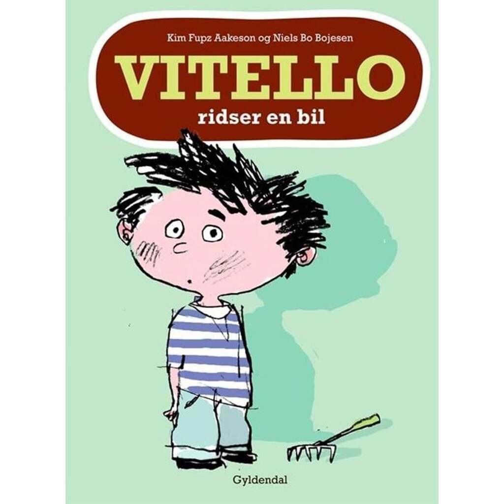 Vitello ridser en bil - Børnebog - Hardcover