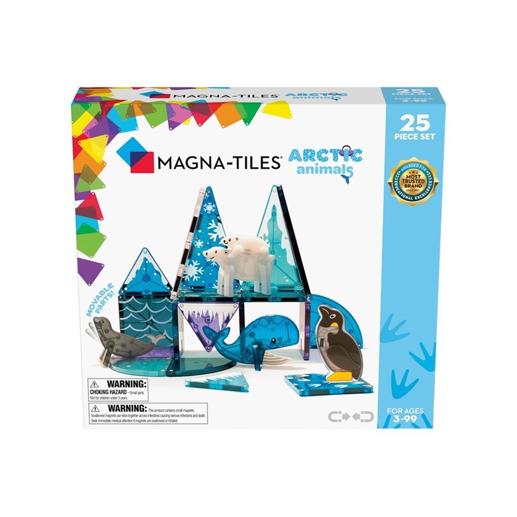 Magna-Tiles Arktiske Dyr 25 stk.