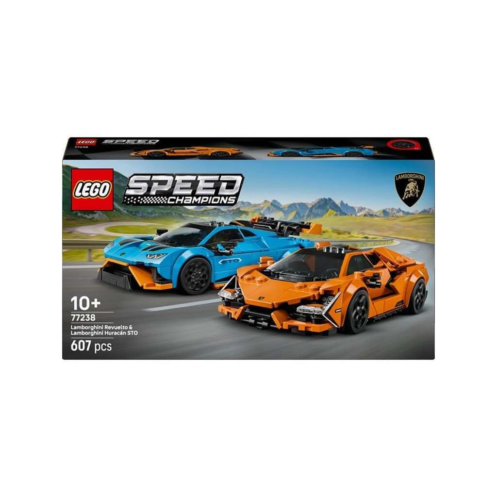 LEGO Speed Champions 77238 Lamborghini Revuelto og Huracán STO