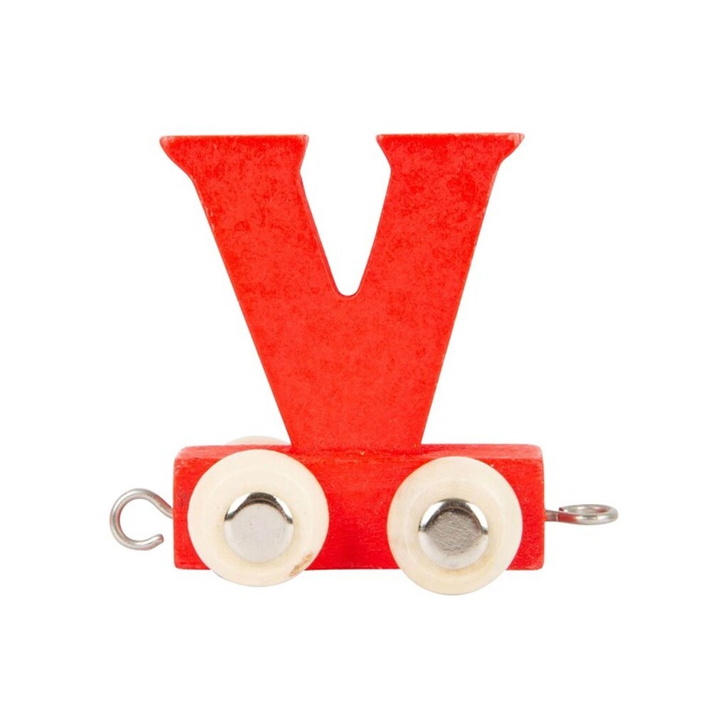 Small Foot - Wooden Letter Train Color - V