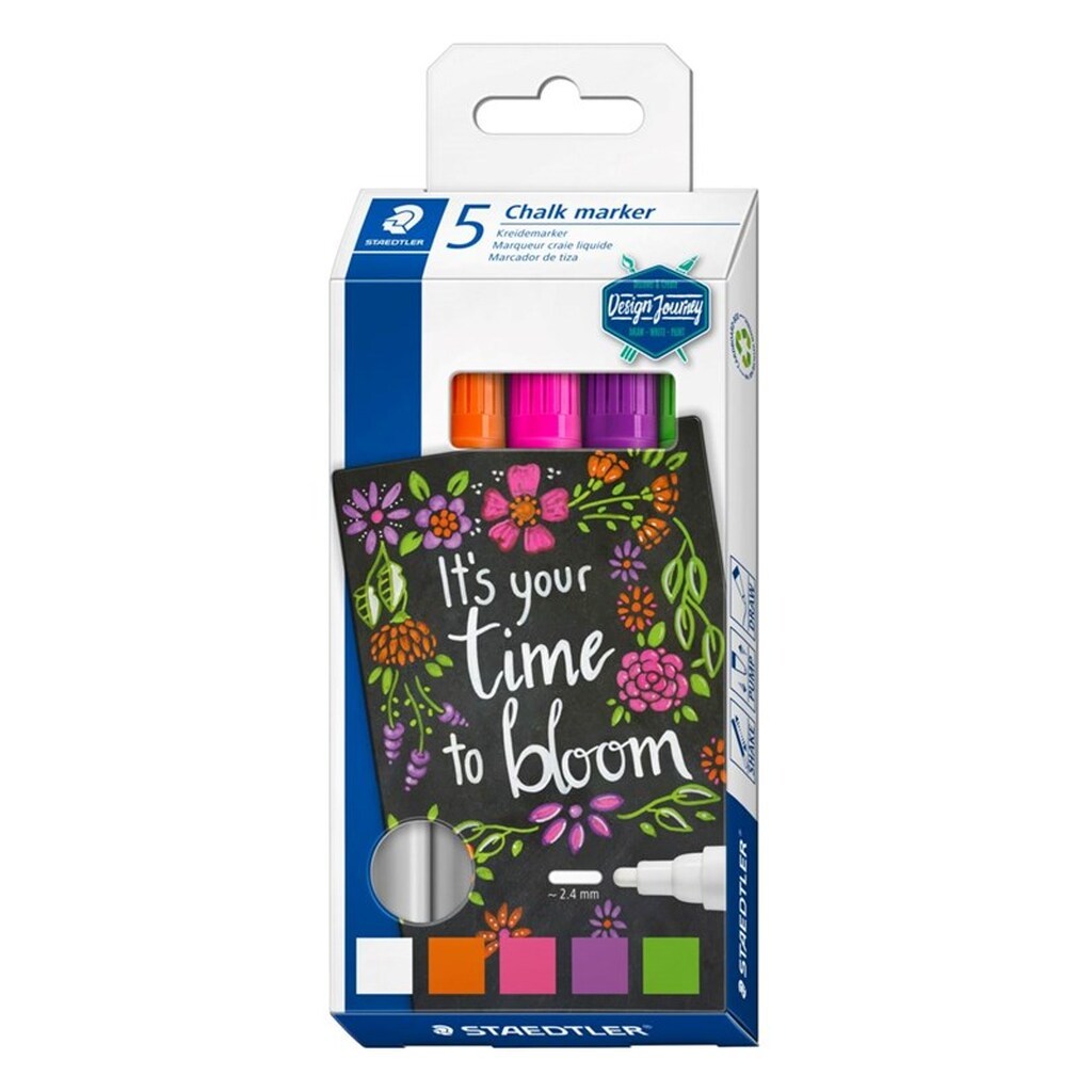 Staedtler Lumocolor Kridtmarker 5stk/ass