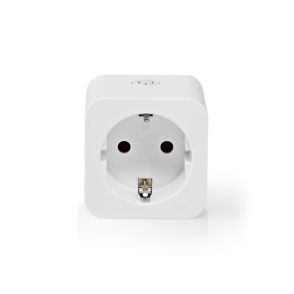 Nedis SmartLife Smart Plug, Zigbee 3.0, IP21, Effektmåler, Hvid
