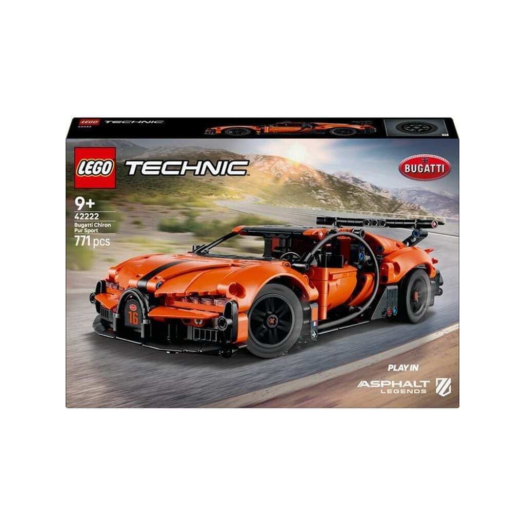LEGO Technic 42222 Bugatti Chiron Pur Sport-hyperbil