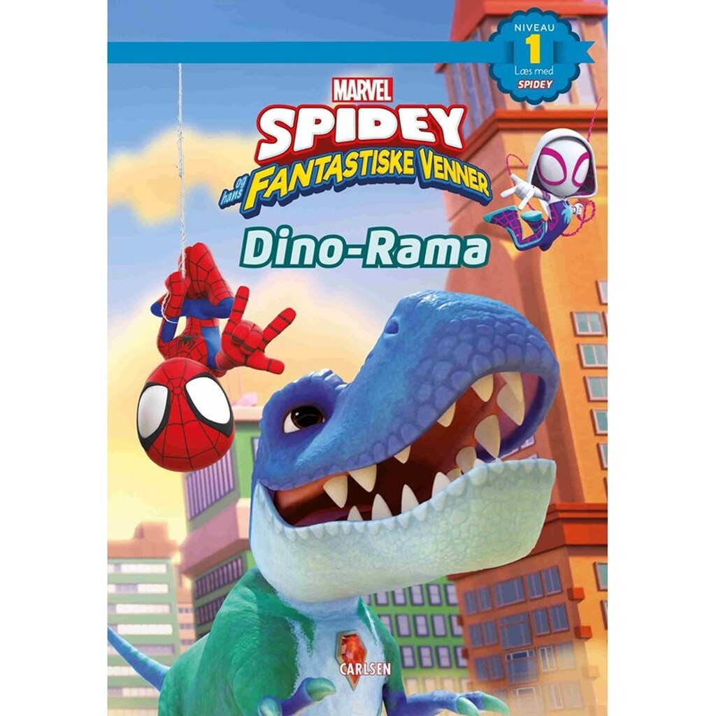 Læs med Spidey - Dino-rama - Børnebog - Hardcover