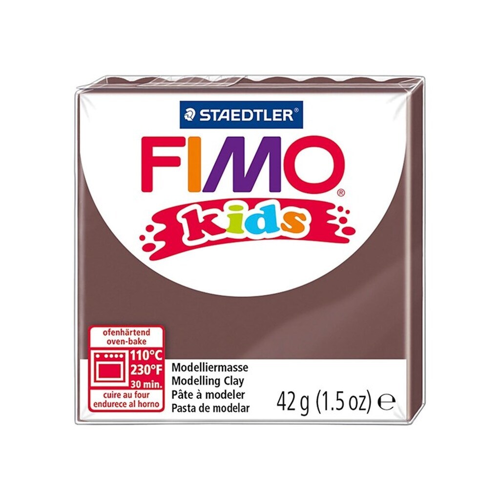 Fimo FIMO kids modeller 42 g. Brun