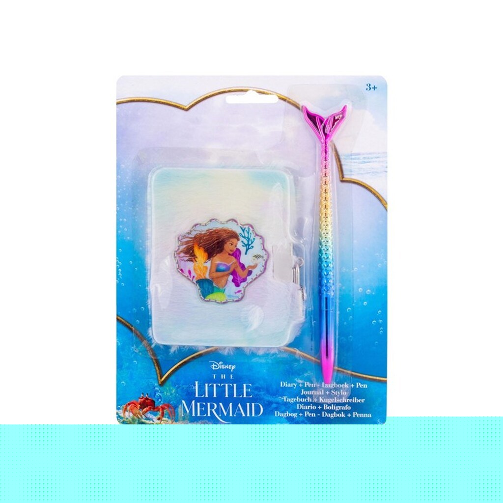 Canenco The Little Mermaid Diary Plush with Pen