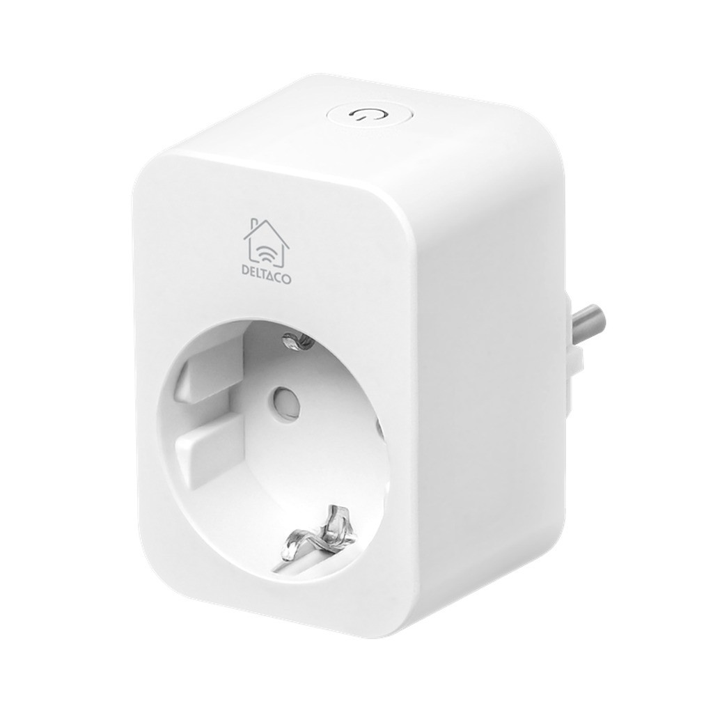 Deltaco Smart-stik med energiovervågning, 16A