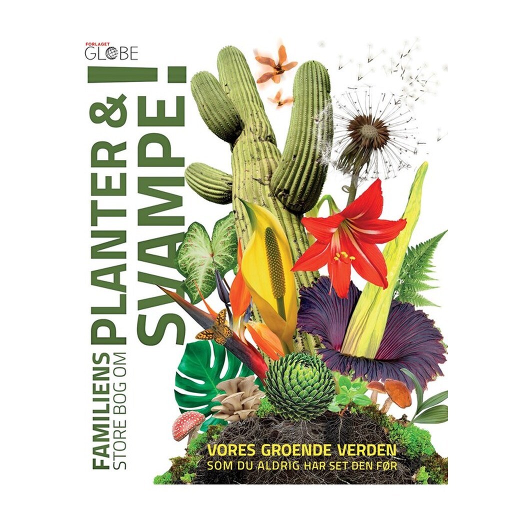Familiens store bog om Planter og svampe - Børnebog - Hardcover