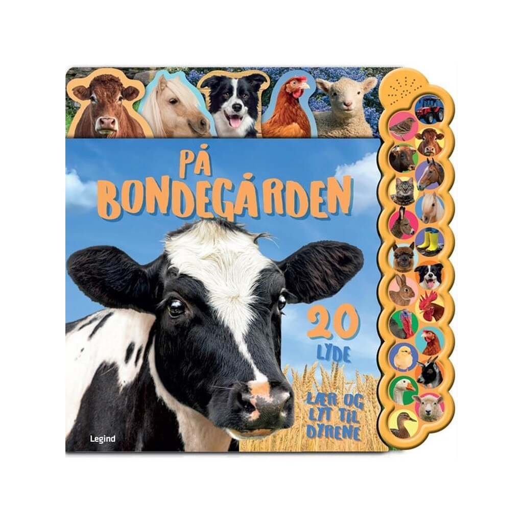 20 lyde : På bondegården - Børnebog - Papbog