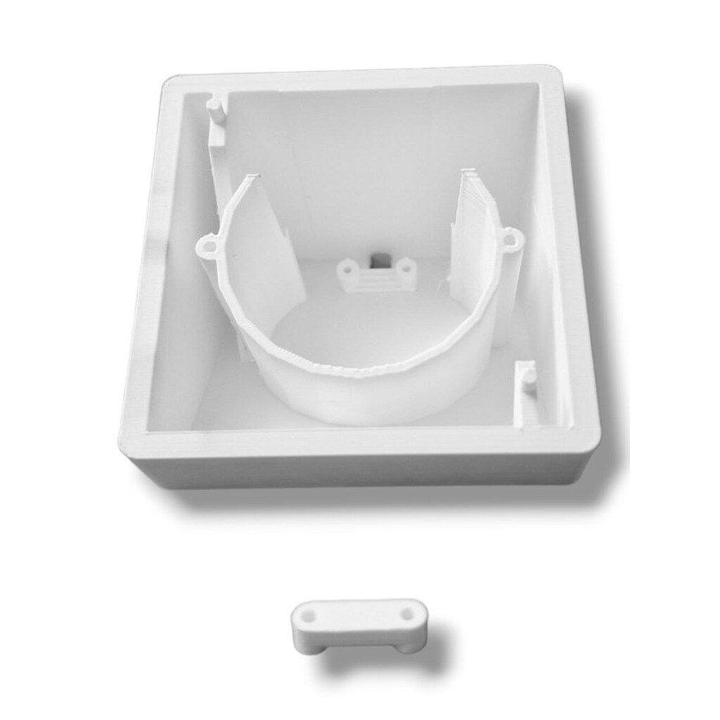 Light Solutions Shelly - Wall Display Bordstander - 35 grader - Hvid