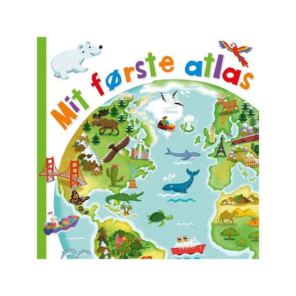 Mit første atlas - Børnebog - Hardback