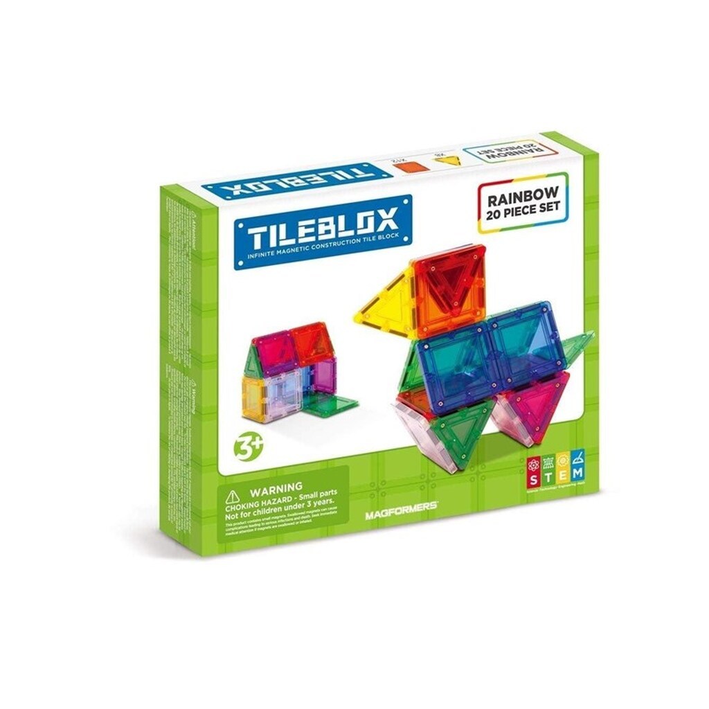 Tileblox Rainbow - 20 pcs set