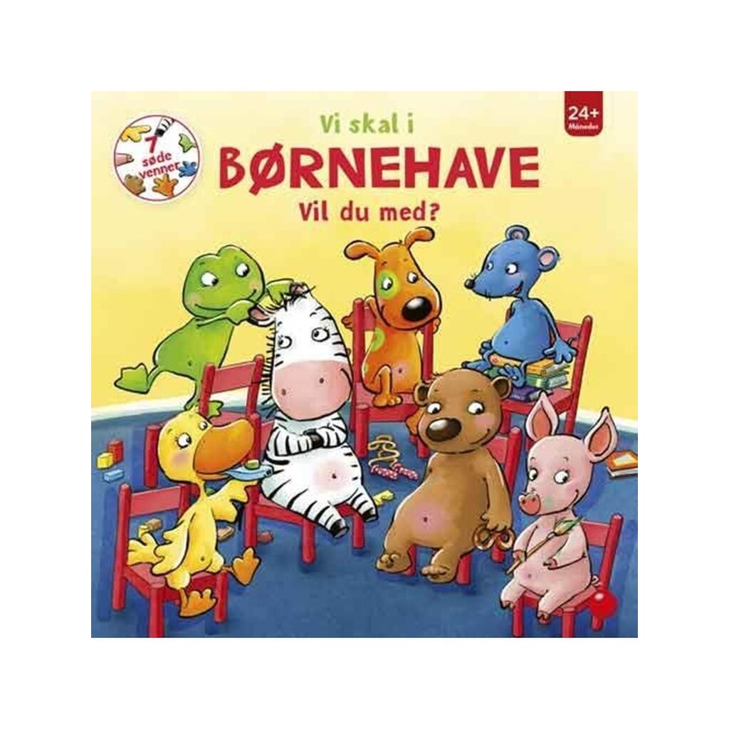 7 søde venner: Vi skal i børnehave - Børnebog - Papbog