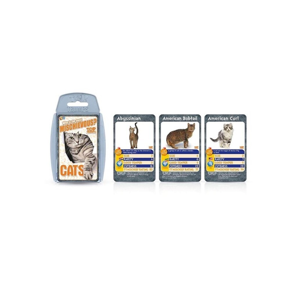Winning Moves Cats Top Trumps Card Game (ENGLISH)
