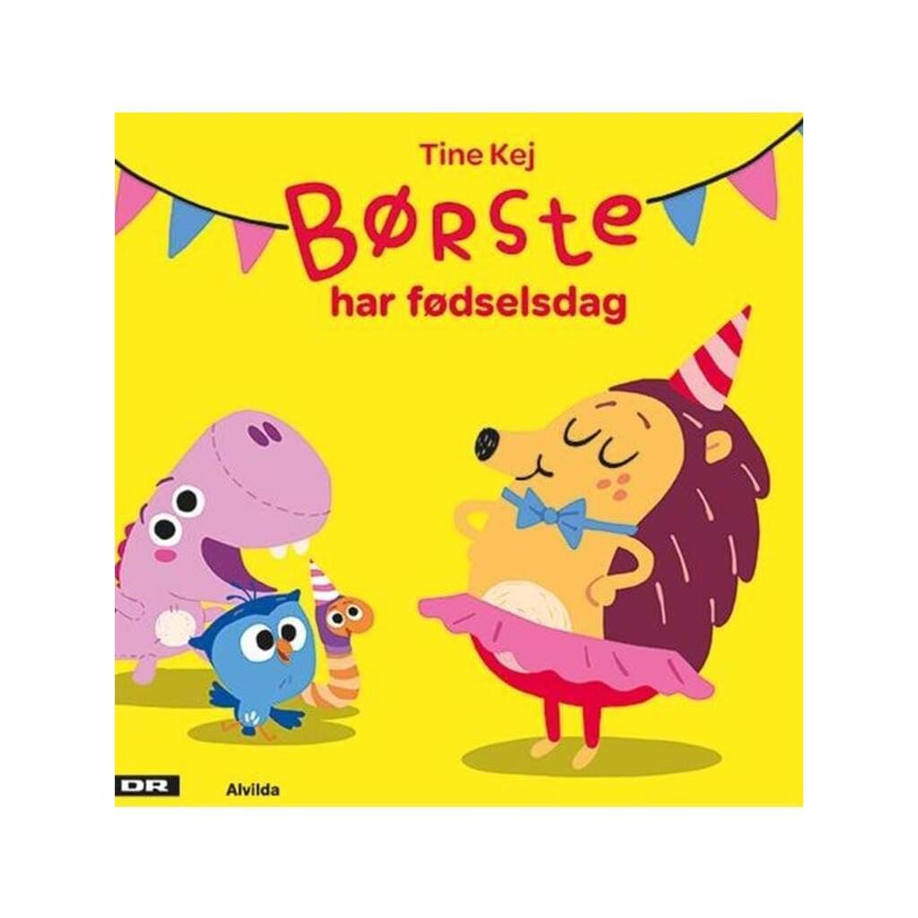 Minisjang - Børste har fødselsdag - Børnebog - Papbog