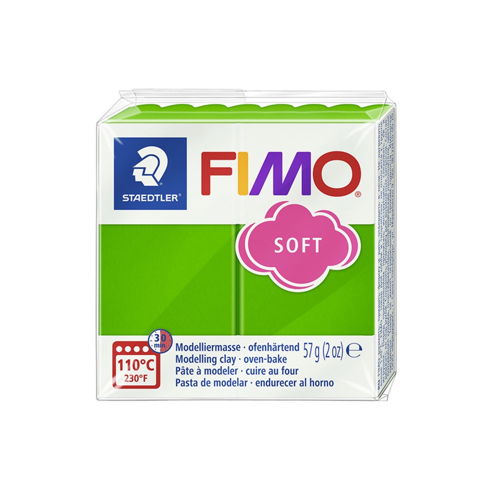 Staedtler FIMO modeller soft 57g. Grøn