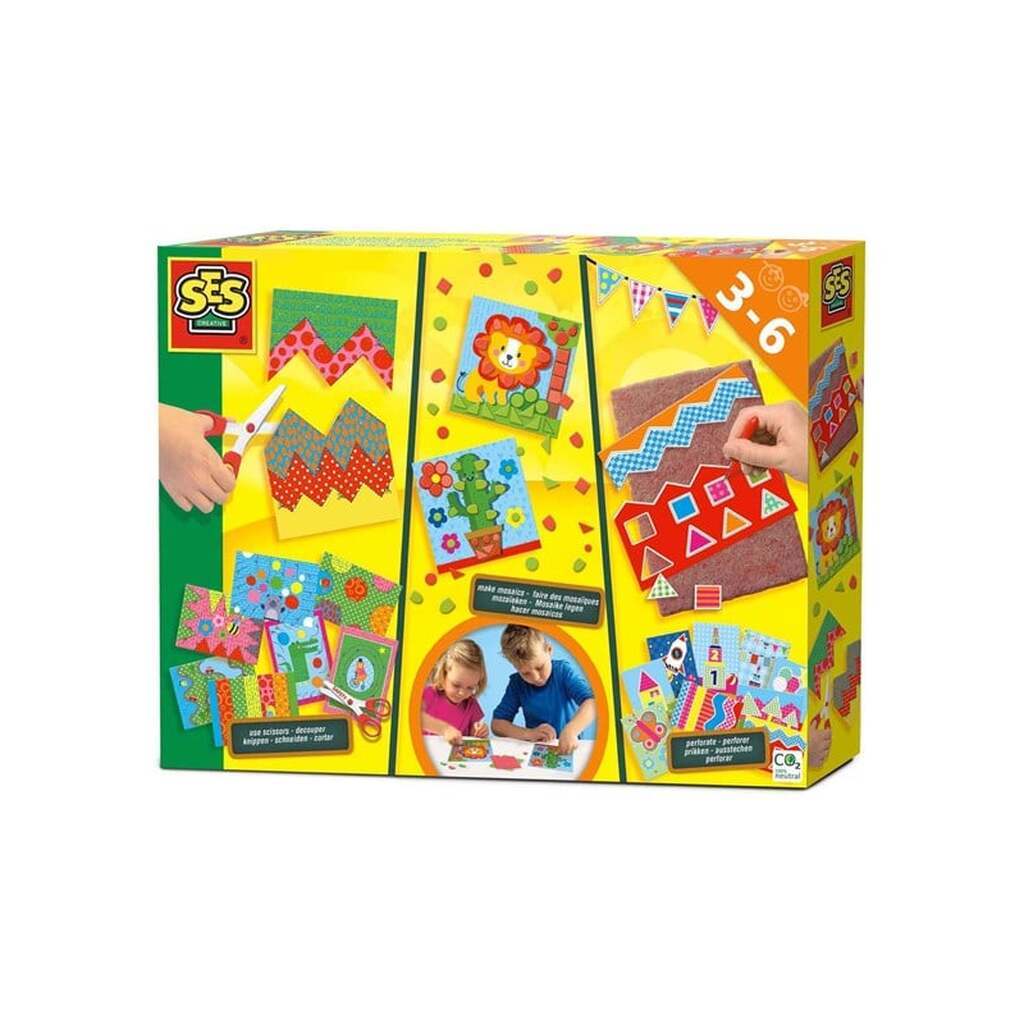 SES Creative - I Learn Cutting Mosaics and Pricking