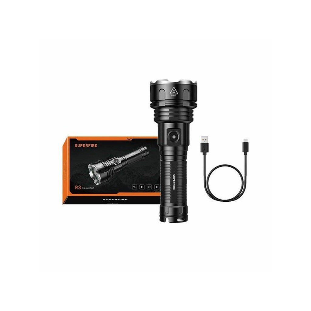 Superfire flashlight R3 P90 2000lm USB