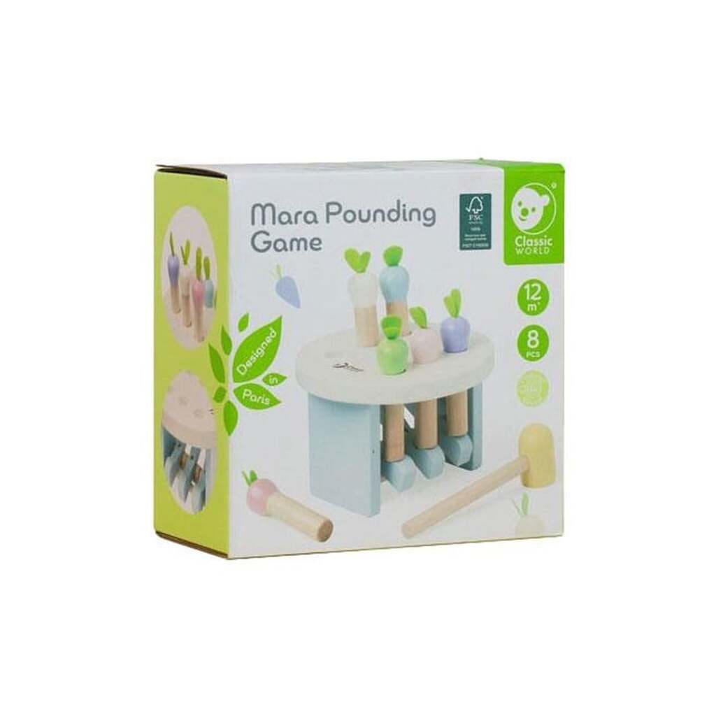 Classic World Wooden Hammer Bench Mara 8 pcs.