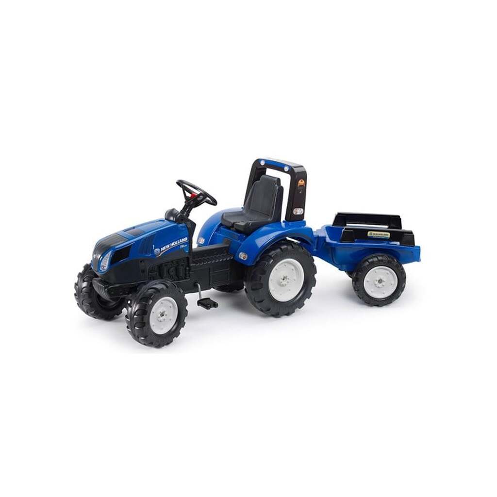 Falk Traktor med vogn New Holland