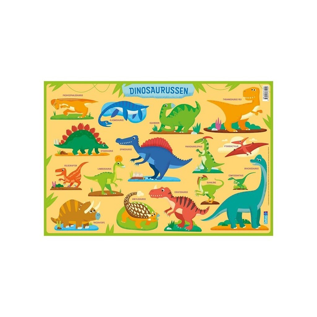 Deltas Educational coasters Preschool - Dinosaurs