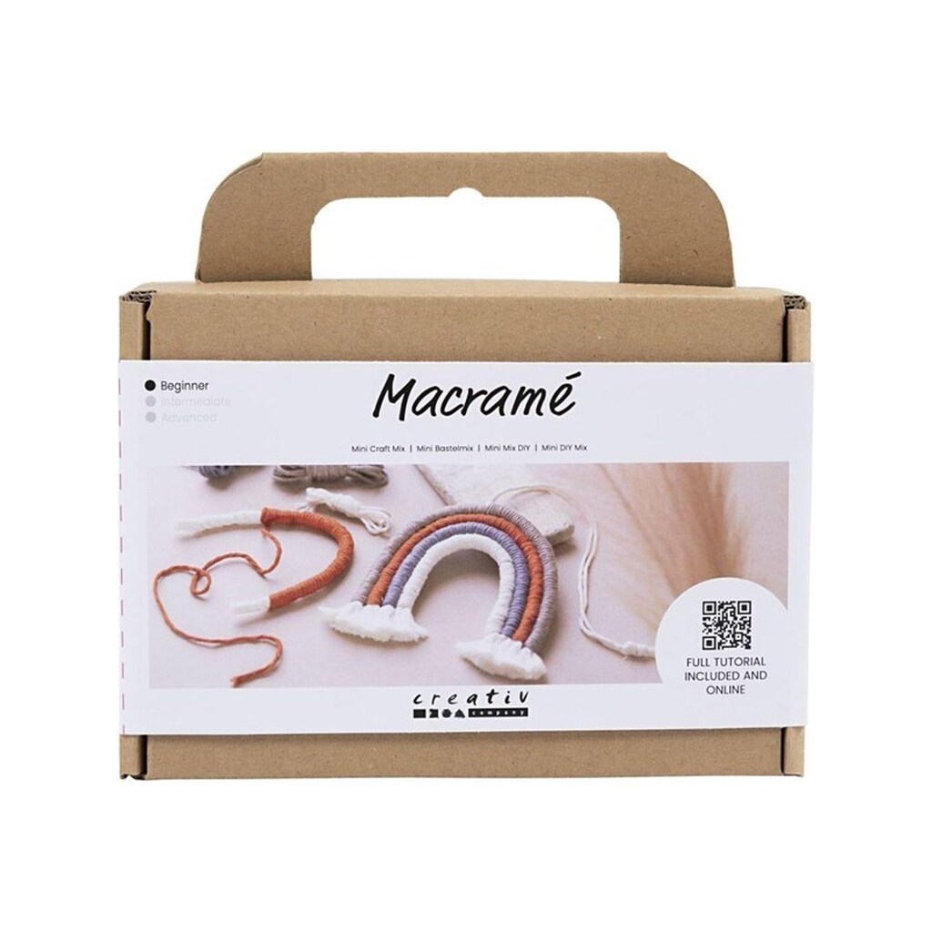 Creativ Company Mini DIY Kit Macramé - Rainbow
